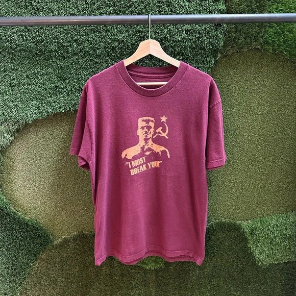 Vintage Rocky I Must Break You T-shirt Large - Picture 1 of 5